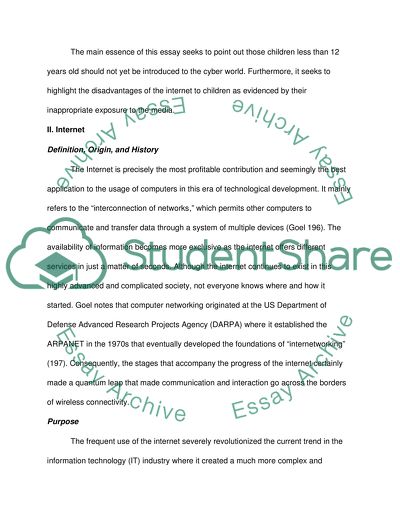 Downside of Internet Consumption among Children