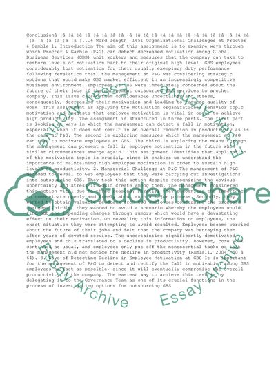 Organizational Challenges at Procter & Gamble