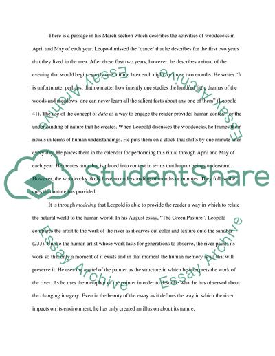 A Sand County Almanac by Aldo Leopold