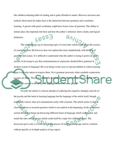 Reading response 8