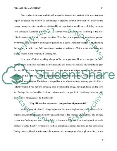 Change Management in a Company