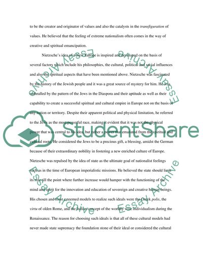 Nietzsches program for a new europe