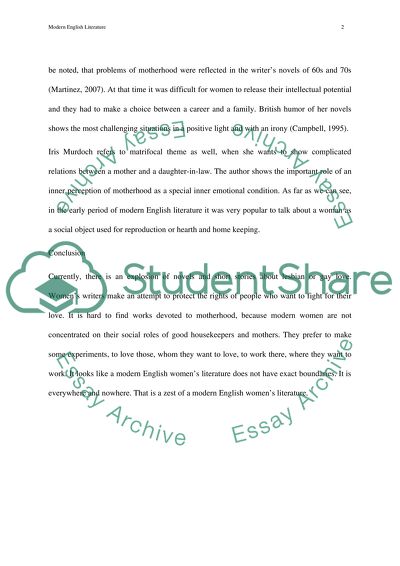 Modern English Literature