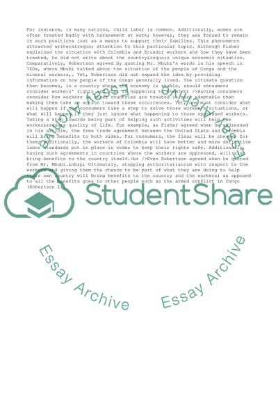 Should Consumers Care About the Workers in Industrial Environment