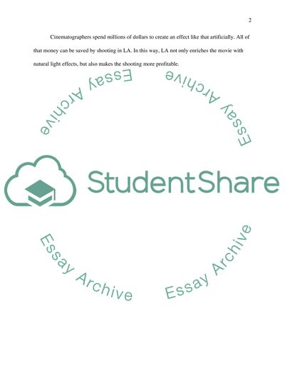 Greatness of Los Angles