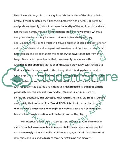 A Streetcar Named Desire: The Modern Embodiment of Tragedy