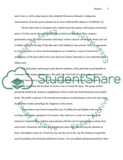 The Ingenious Design of Discovery Green in Houston Texas