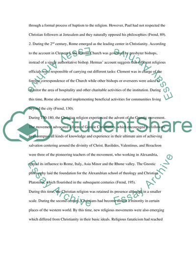 History of Christian Thought