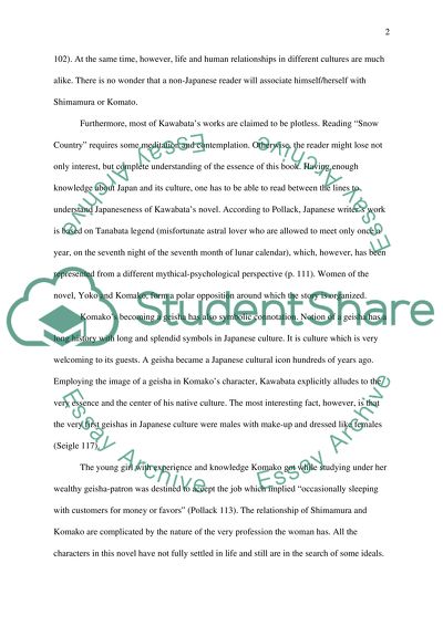 Overcoming the Modern - Kawabatas Yukiguni