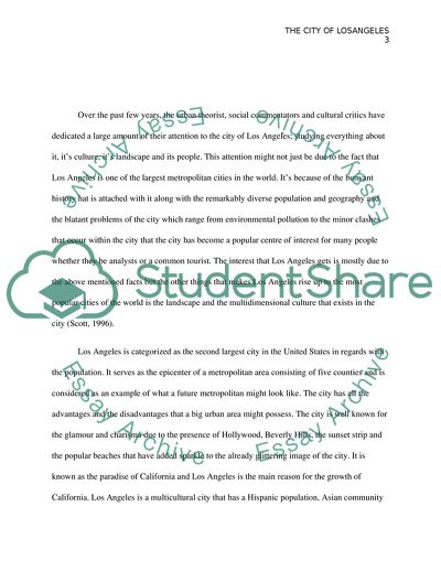 The City of Los Angeles