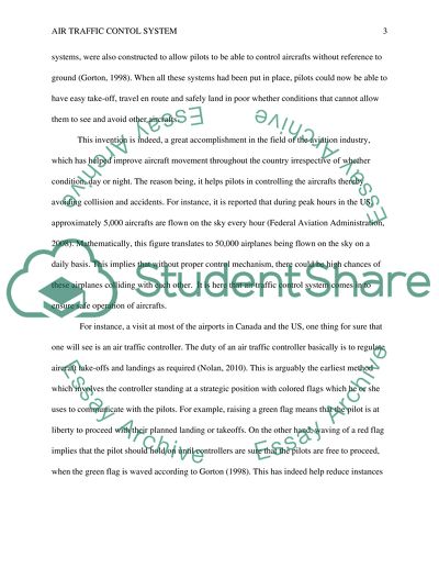 Engineering accomplishment-Air traffic control systems