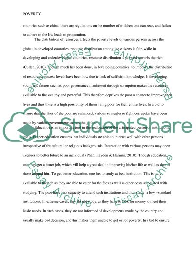 ARE PEOPLE BORN INTO POVERTY MORE LIKELY TO REMAIN IN POVERTY