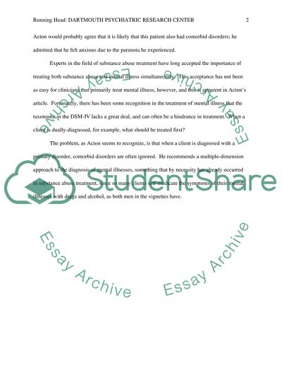 Dartmouth Psychiatric Research Center