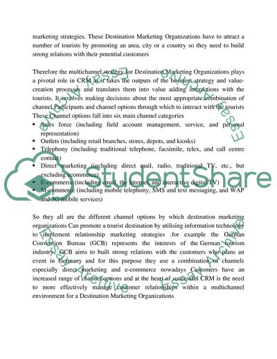 Tourism Marketing and tourism and tourism business strategy