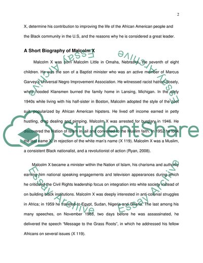 Malcolm X, an American Muslim Minister, and Human Rights Activist