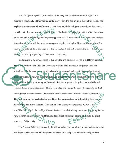 Garage Sale by Janet Fox