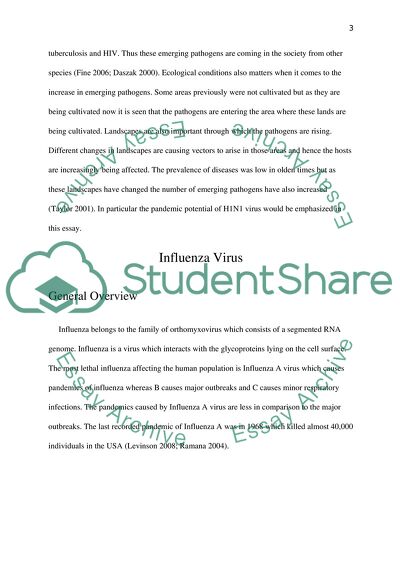Pandemic Potential of Influenza Virus H1N1