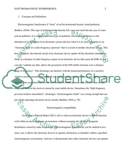 Electronic Interference: the Case of Water and Air Pollution