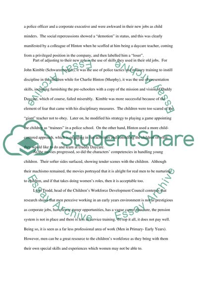 Kindergarten Cop and Daddy Daycare movies analysis