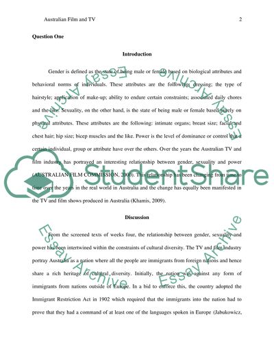 Gender, Sexuality, And Power In The Australian TV And Film