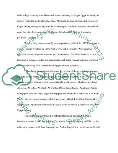 Words and Oppressions in Egypt