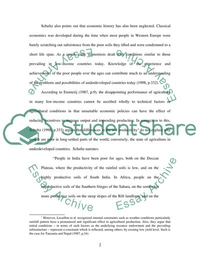Causes of Low Productivity and Policies to Raise Output in Underdeveloped Countries