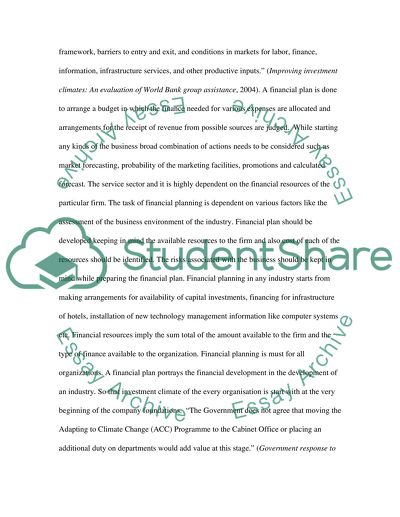 Actual Government Policies and Investment Climate in the UK