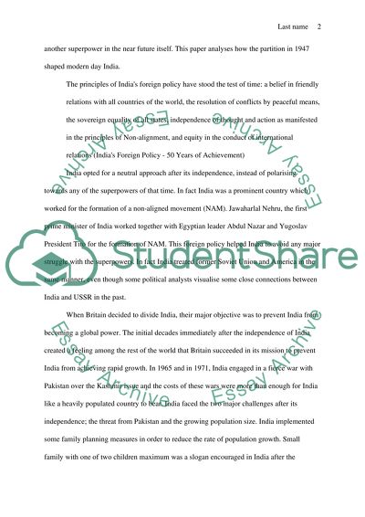 Partition of India and how Its Shaped Modern Day India