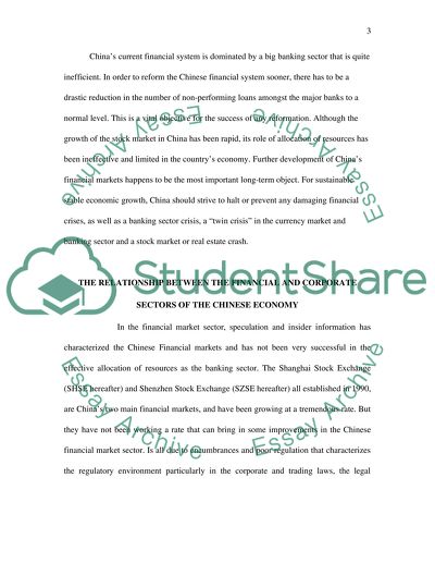 Financial System in China