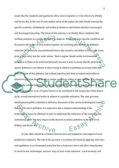 Laws and Regulations to Environmental Protection