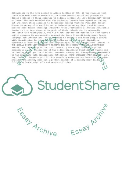 Leadership Functions or Endeavors