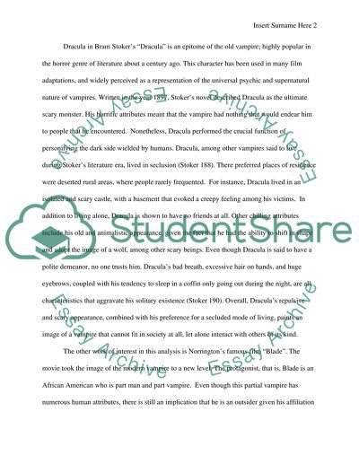 From Dracula to Gangsracula