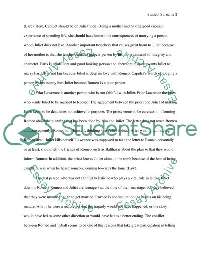 Image Of Juliet In Shakespeares Tragedy