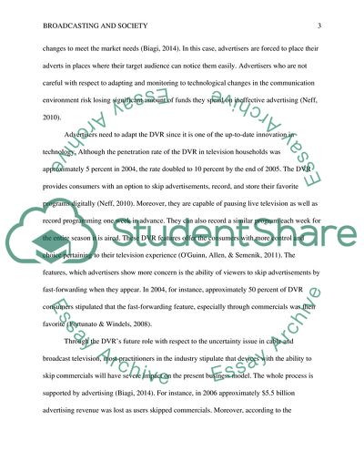 Broadcasting and Society