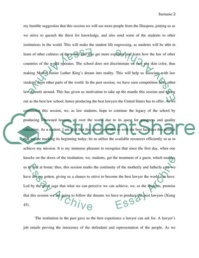 Commencement Day Speech