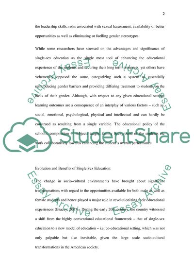 Differences between Pupils from Mixed and Single-Sex Schools in their Enjoyment