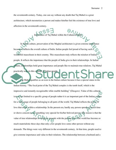 Taj Mahal: Cultural Icon