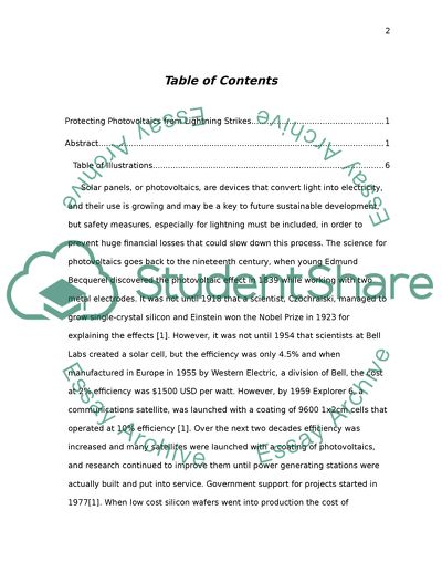 Protecting Photovoltaics from Lightning Strikes