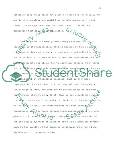 Learning From Mentors