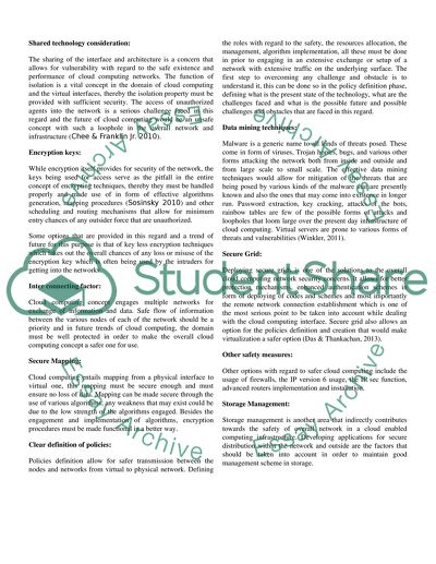 The future of Cloud Security