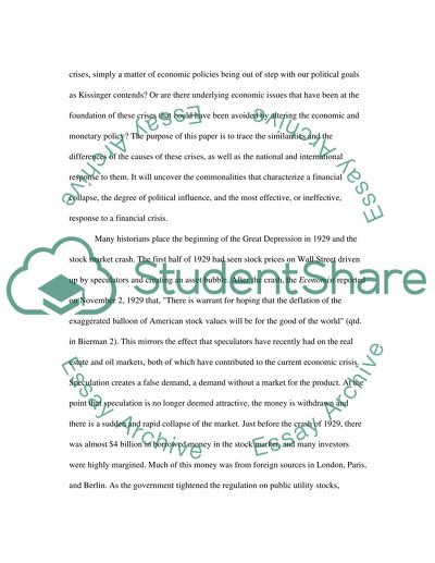 International Financial Crises