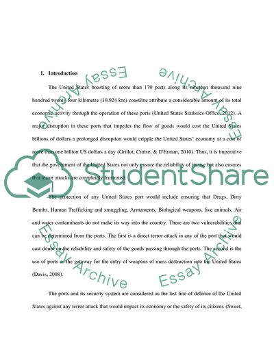 Port Security Improvements