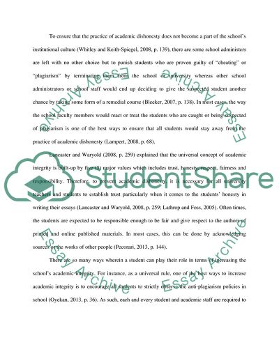 Importance of Maintaining Academic Integrity