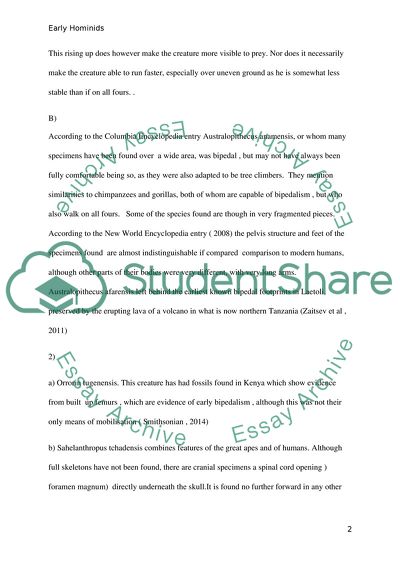 Advantages of Bipedalism