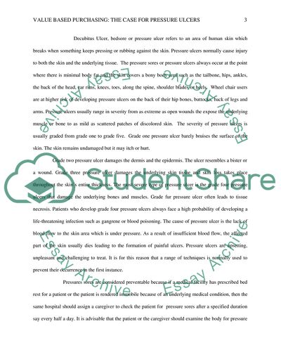 Value-Based Purchasing: The Case for Pressure Ulcers