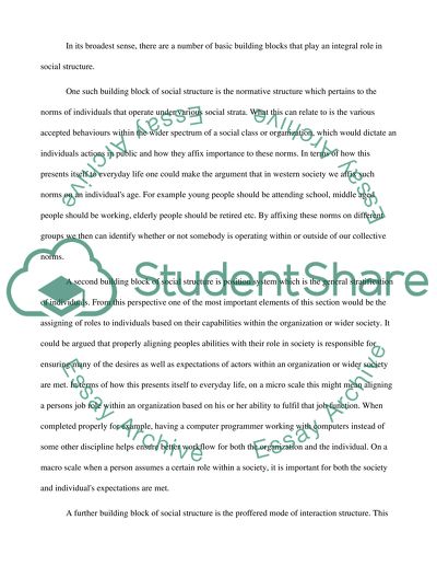 Social Structure Concept