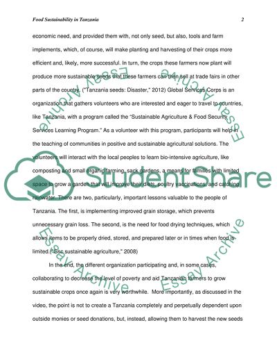 Drought issues/ other necessities for food plan(security)