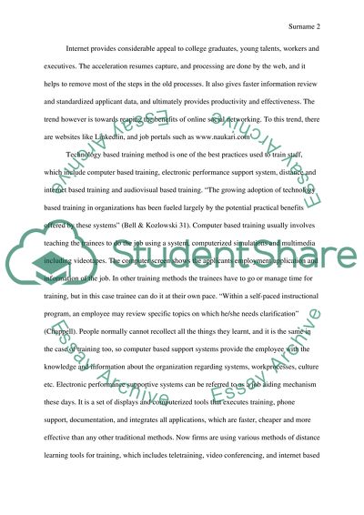 Some important innovative practices in recruitment