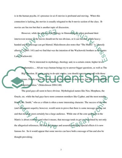 Gimmicks in Sci-Fi Films