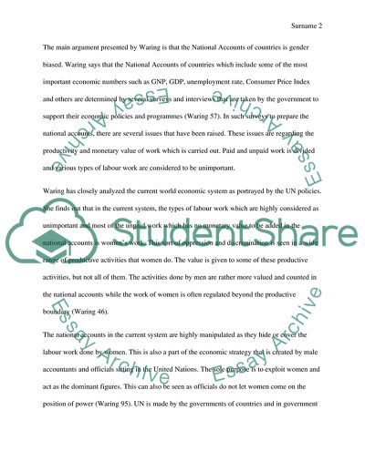 Analysis of Counting for Nothing: What Men Value and What Women are Worth Book